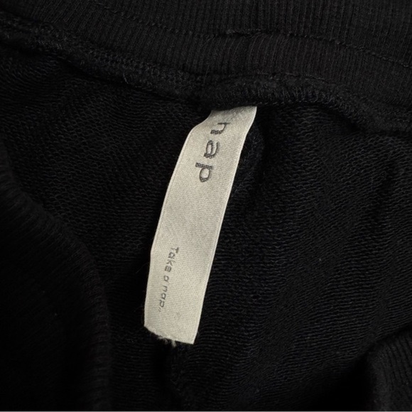 NAP Loungewear Balloon Cotton Sweatpants Black Comfy Joggers Small - Picture 3 of 5